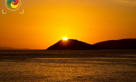 Sunset over Ciovo island